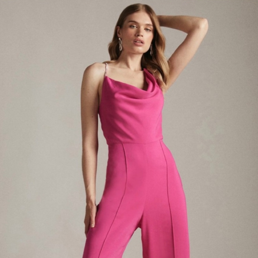 Elegant Pink Jumpsuit